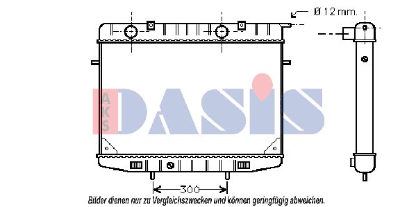 AKS DASIS Radiators, Motora dzesēšanas sistēma 150720N